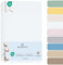 Barbons Spannbettlaken für Baby/Kinderbett - 100% Jersey-Baumwolle Oeko-TEX Standard 100 Zertifiziert 60x120cm Bettlaken für Babybett (Weiss)