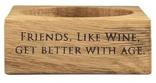 Scottish Made Oak Wine Bottle Holder - Wine