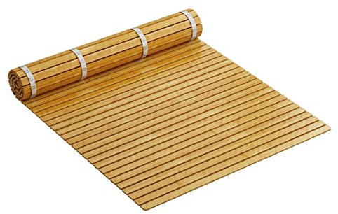 Bambus-Bunkie-Board-Rolllatte mit Nylonschnur, faltbares Bettbrett als Ersatz für Queen-Size-Betten in den Größen Twin, Full, King, Double, Single, Unterstützung für Ihren Boxspring und Ihre Matratz