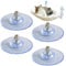 Suction Cup for Cat Window Pole, PVC Suction Cups with Screws for Cat Seats for , Pack of 4 Cat Window Bed Seat Replacement Suction Cup, Maximum Weight 20 kg, with Screws for Cat Bed