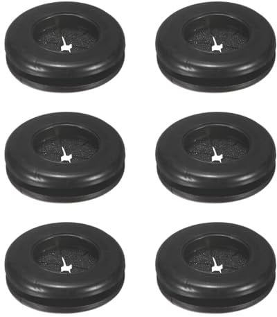 M METERXITY 6er-Pack Gummitüllen für Kabeldurchführungen (20 mm blütenförmige Tischdurchführung)