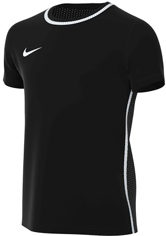 NIKE Kids Df Park26 SS T-Shirt, Black/White/White, 13/15 Years