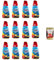 Finish Powergel Lot de 12 détergents liquides au gel citron pour lave-vaisselle, multifonctions, effet dégraissant, 30 lavages 600 ml + Italian Gourmet polpa 400gr