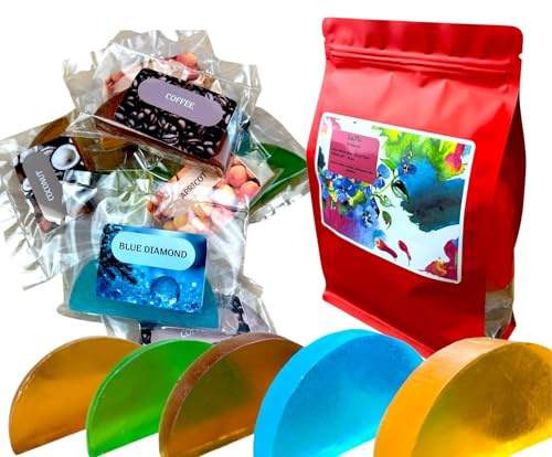 Lu.Flo Seifen Geschenkset 10x50 g, Handgemachte Glycerinseifen
