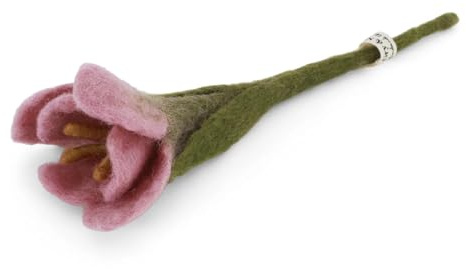 Én Gry & Sif Krokus aus Filz/Blumenstrauß - Filzblumen - Ostern - Frühling (Krokus - rosa)