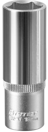 Sealey S3816D Walldrive Socket 16Mm Deep 3/8Sq Drive