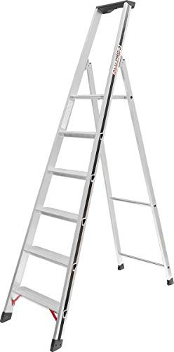 Hymer Aluminium Pro Step Ladder 6 Tread Step Ladder, 7002606