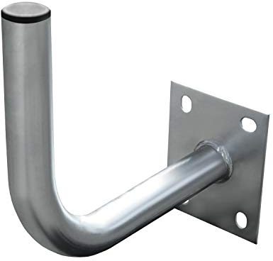 ARLI Sat Wandhalter 25 cm Wandhalterung aus verzinktem und beschichtetem Stahl ideal für Satellitenschüssel Wand Halter Antenne UV-beständige Mastkappe Wand Halter rostfrei robust stabil 25cm