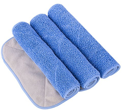 MR.SIGA Chiffons de Rechange Professionnels réutilisable en Microfibre, Lot de 3, Dimension: 42cm x 23cm