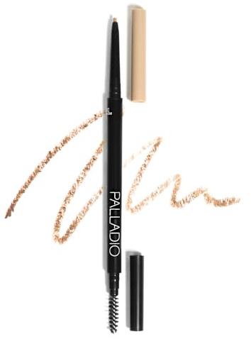 Palladio Beauty Brow Definer Stift, ultrapräziser Twist-Up Augenbrauenstift mit langanhaltender Wirkung, Taupe