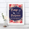 Navy Blue Blush Rose Gold Pimp Your Prosecco Personalised Wedding Sign Print
