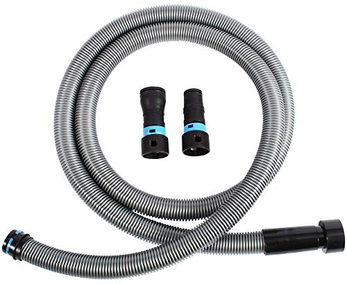 Cen-Tec Systems 94181 Quick Click 10 Ft. Hose for Home and Shop Vacuums with Multi-Brand Power Tool Adapter for Dust Collection