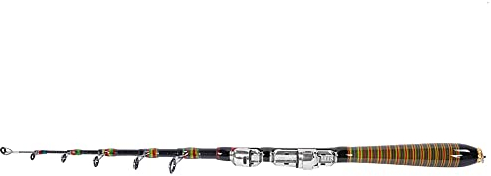 Canne à pêche Tige de pêche Portable Ultra légère en Carbone Canne à pêche rétractable 1.2m / 1.5m / 2.1m / 2.4m(150cm)
