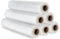 Stretch Pallet Plastic Shrink Wrap roll Clear 400mm×300m 17mu(6Roll) Heavy Duty Strong Cling Film Water Moisture Proof Packaging for Industrial,Warehouse,House Moving,Luggage,Furniture Protect,Storage