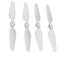 Alecony 4 Stk. Geräuscharme Propellers, Schnellspanner Propellerblätter Kompatibel mit FIMI X8 SE RC Quadcopter, Drone Quick Release Schnellverschlusspropeller, Propellerpaar Flug