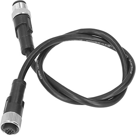 EVGATSAUTO Cavo di Derivazione per Backbone Dell'imbarcazione, Cavo Nero in ABS per NMEA 2000 Sostituzione per Lowrance Simrad B G Navico Networks(0,5 metri)