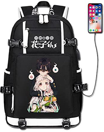 Zhongkaihua Toilettengebundene Hanako-kun Rucksack 3D Anime Merch Cosplay Rucksack Mädchen Jungen Schultaschen Studenten Computertasche Casual Daypacks für Outdoor Reisen Büro, Typ 5