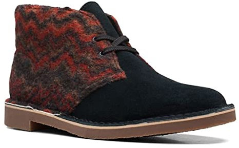 Clarks Bushacre 3, Scarpe Chukka Uomo, Lana Nera, 43 EU