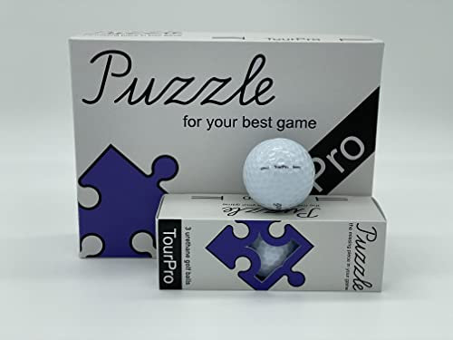 Puzzle Golfbälle TourPro - Höchste Präzision, Maximale Distanz, Tour-Qualität - 12er Pack