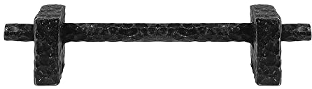zeitzone Türgriff Griff Schmiedeeisen Möbelgriff Schwarz Schubladengriff Antik-Stil 15,5cm