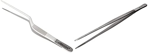 Arcos Gadgets Profesionales, Pinzas para Emplatar, Acero Inoxidable 140 mm, Color Gris & Gadgets Profesionales, Pinzas para Emplatar, Acero Inoxidable 300 mm, Color Gris