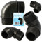 Tubo de polietileno de PVC, codo de 1 pulgada AG x 1 pulgadas, pieza de rodilla de la tubería de riego, sistema de riego, extensión de manguera, tubo de agua, jardín
