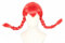 Topcosplay Perücke für Erwachsene Damen Lange Rote geflochtene Zöpfe Perücke Cosplay Halloween Karneval Perücke