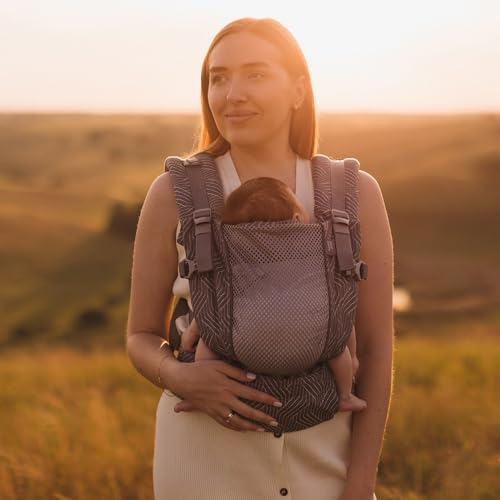 Love & Carry ONE Babytrage für Neugeborene (Wave)