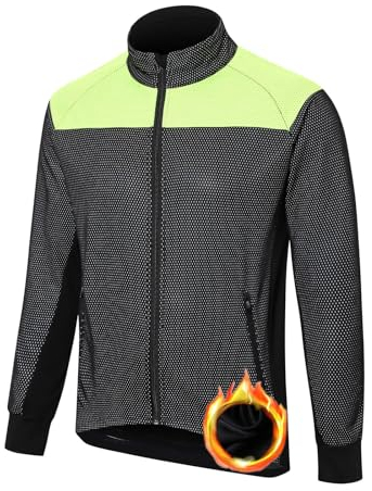 UGLY FROG 2024 Fahrradjacke Männer Winddichte Thermo für Winter Outdoor-Sport Fahrradbekleidung Warme Fleecejacke M