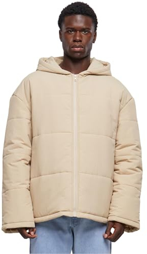 Urban Classics Herren Jacke Hooded Block Puffer Jacket wetsand M