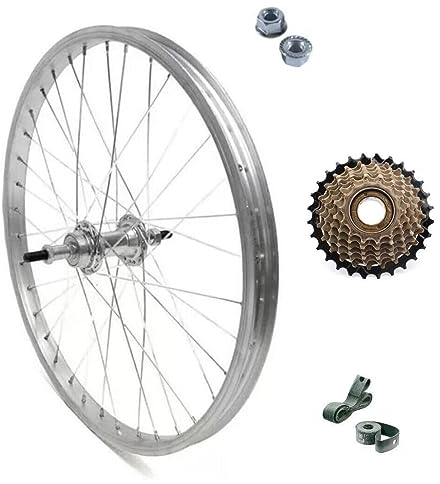 Hinterrad/Felge 28 Zoll x 1,75 Zoll (700 x 35) Standardanschluss Aluminium/Stahl – Hollandrad – Citybike – Passage – MTB Befestigungsmuttern und Platte inklusive + Freilauf 7 Gänge