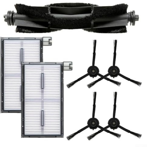 Mantieni una casa pulita e frizzante con spazzola principale, spazzole laterali e filtri per aspirapolvere X8 Pro SES