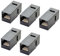 HJIAMA 5 pièces Coupleur RJ 45 Cat 6 Prise Ethernet, Cat 6 Rallonge Cable Ethernet 250 MHZ, Support 1000 MBPS, Direct Plug in, Convient pour Tv Box, Router, Pc, Network Cable