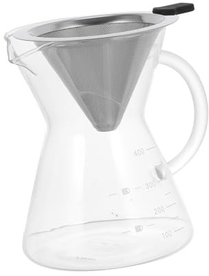 CIYODO Filtri Da Caffettiera Acciaio Inossidabile Caffettiera Con Filtro Portatile E Facile Da Pulire