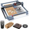 ATOMSTACK A10 V2 Lasergravierer 10-12 W Hochgeschwindigkeits Gravier- und Schneidemaschine, 0.06*0.06mm Festfokus-Ultradünnlaser Laser Graviermaschine, 400 x 400 mm Arbeitsbereich für Holz Leder Metal