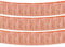 3 Stück Foil Fringe Garland Lametta Glitzer Vorhang für Partydekor Geburtstags Verlobung Hochzeit 30cm x 3m (Rotgold)