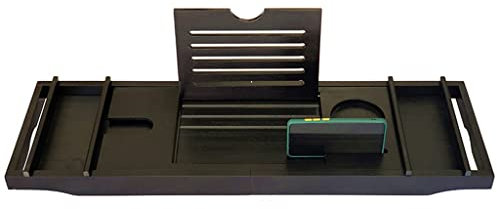 Bandeja de Madera Ajustable para bañera de SPA para el hogar, Organizador de bañera, Soporte para Accesorios de baño