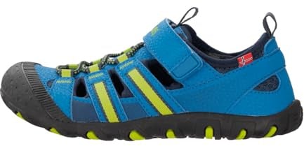 Trollkids Kids Sandefjord Sandal XT | Leicht, Stabile Zehenkappe, Elastische Schnürung mit Klettriegel