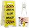 Funny Warning Sign for Colleagues Desk Sized,Do Not Disturb Mini Sign,Funny Desk Signs,Leave Me Alone I'm Busy Mini Signs Decoration,Fun-ny Clips,Room Decorations,Fun Gift for Colleague,De-sk Sig-n