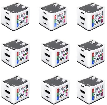 9 x Sipeed NanoKVM Full Mini Fernbedienung Betriebs- und Wartungsserver mit 1TOPS NPU 1GHz C906 RISC-V CPU, USB HDMI 100M Netzwerk-Port Beyond RaspberryPi