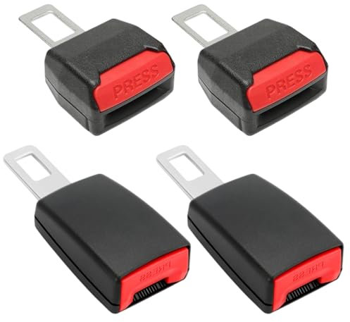 CULEO Cinture di sicurezza per auto,4pcs auto cintura di sicurezza estensione cintura presa moschettone