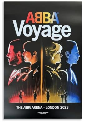 ABBA Voyage Ästhetisches Wandkunst-Poster für Wohnzimmer, Schlafzimmer, dekorativer Gemälde-Cover-Druck, 20 x 30 cm, ungerahmter Stil