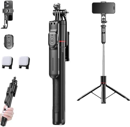 Gimbal Stabilizer - Master Every Move, Smart Ai Facial Recognition Phone Tripod Auto Tracks, Smartphone Gimbal Stabilizer With Remote, 2-In-1 Selfie Stick For Iphone, 360° Anti-Shake, Foldable (#B)