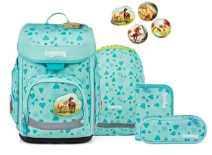 ergobag cubo Set ergonomischer Schulranzen Klassisch 5-teilig 1. Klasse Grundschule