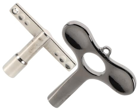 iplusmile Tragbarer Metall Schlagzeugstimmschlüssel T Förmig Kleiner Stimmgerät für Akustische und Elektronische Schlagzeuge Zubehör für Snare Drums