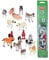 Wild Republic 12883 - Tubes Spielset, Farmtiere, 28 cm, grün