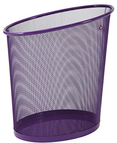 Alba MESHCORB P Corbeille à papier en métal mesh Violet