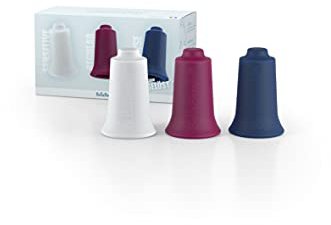 3er Set BellaBambi® original Schröpfgläser | 3 Intensitäten für Massage Beauty Wellness & bei Muskelverspannung | Ideal als Faszien-Massage & Trigger-Punkte | Ganzkörper geeignet | weiß, beere, blau