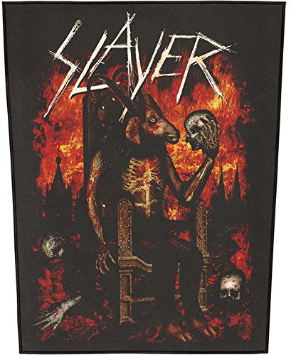 SLAYER DEVIL ON THRONE Backpatch
