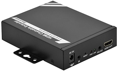 DIGITUS Professional DS-55201 - HDMI über Netzwerk-Extender / -Splitter - IP-fähig - Cat 5e, Cat 6 - kaskadierbar - Empfängereinheit für DS-53200 / DS-55200 - schwarz